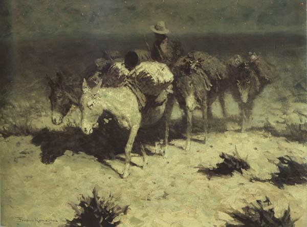 Frederic Remington The Desert Prospector (mk43) France oil painting art
